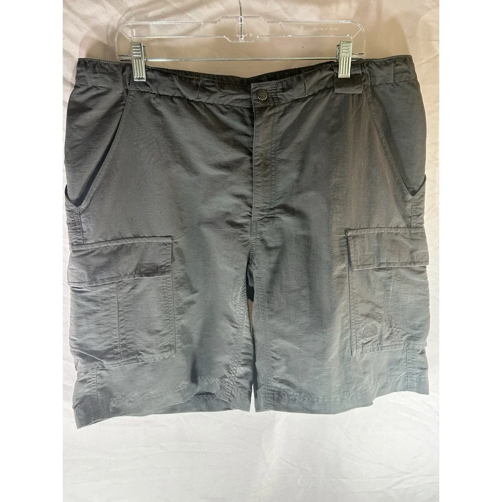 The‎ North Face Men's Black Nylon Cargo Shorts with Pockets, Lightweight Outdoor